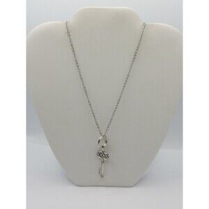 fashion jewelry Silver Key Necklace with hearts design, Key to my Heart